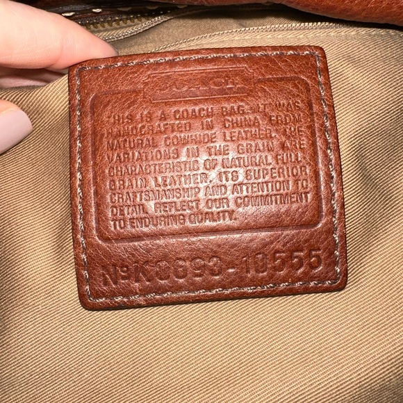 EUC Coach Hamptons Leather Satchel Style Number 10555 - Picture 12 of 15